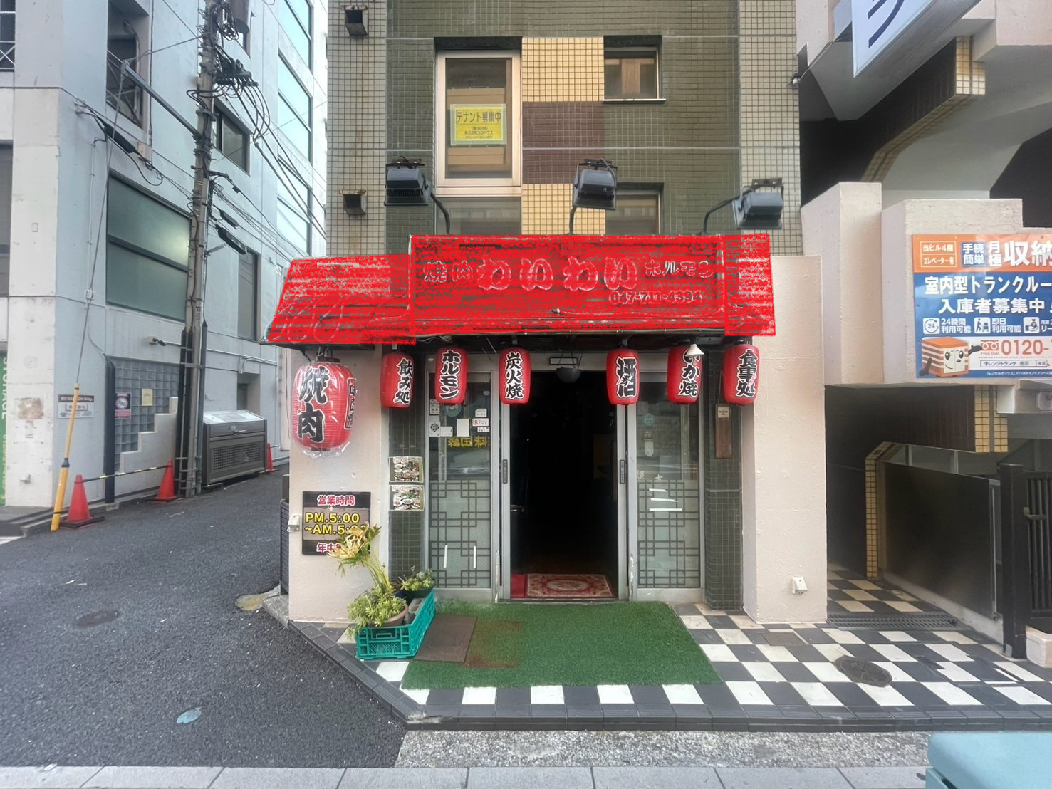 市川駅徒歩1分!焼肉居抜き物件 1階路面で角地視認性◎